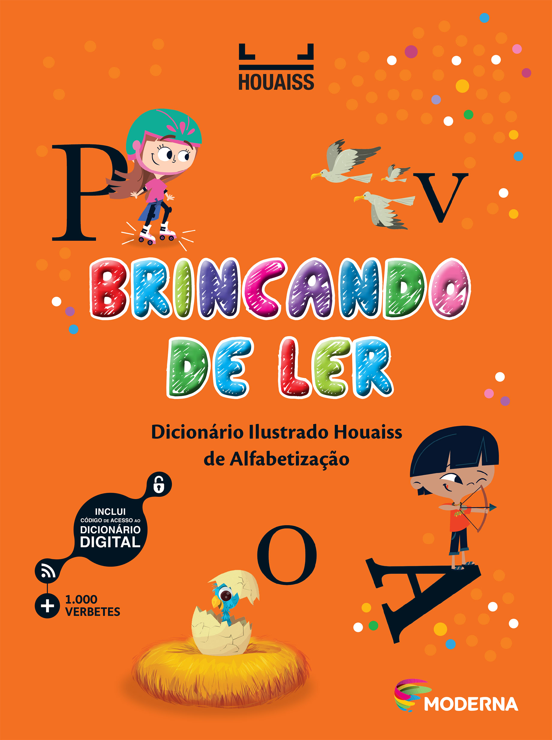 Imagem da Capa do Dicionário Hoauiss Brincando de ler