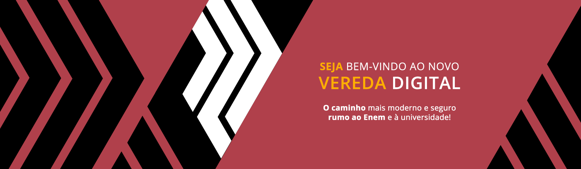 Banner de boas-vindas que está na home do site